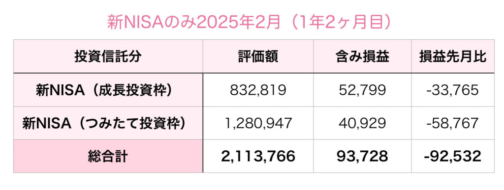 新NISA2025年2月